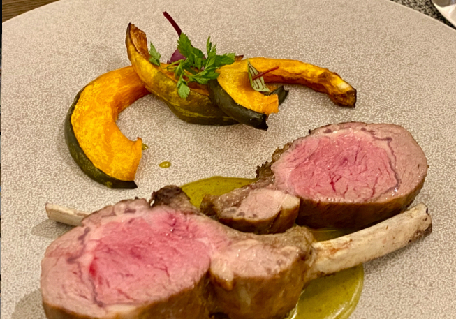 主餐：紐西蘭和羊里肌